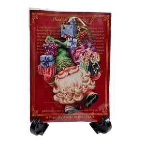 Gdebrekht Gift Giver Dwarf Wood Ornament Hand Crafted USA Dona Gelsinger